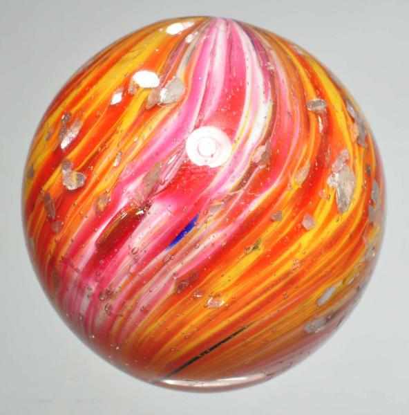 Appraisal: -Paneled Onionskin Marble Description Good dispersion of mica throughout Opposing