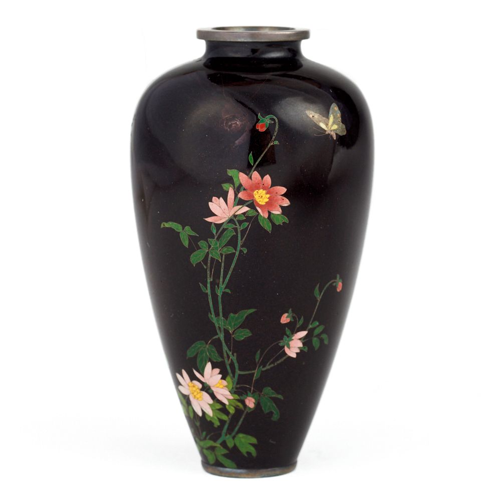 Appraisal: Namikawa Yasuyuki Japanese Small Cloisonne Vase Namikawa Yasuyuki Japanese -