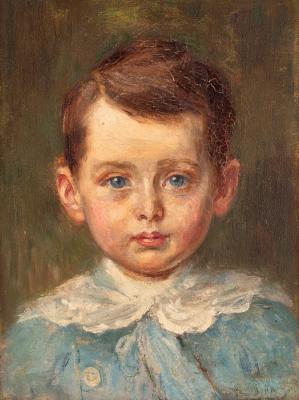 Appraisal: Mid th Century English School Portrait of a Boy oil