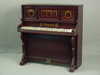 Appraisal: TOY PIANO AND STOOL - Two piece lot consisting of