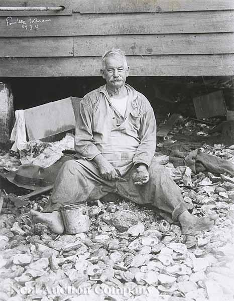 Appraisal: Theodore Fonville Winans American Louisiana - Oysterman silver gelatin print