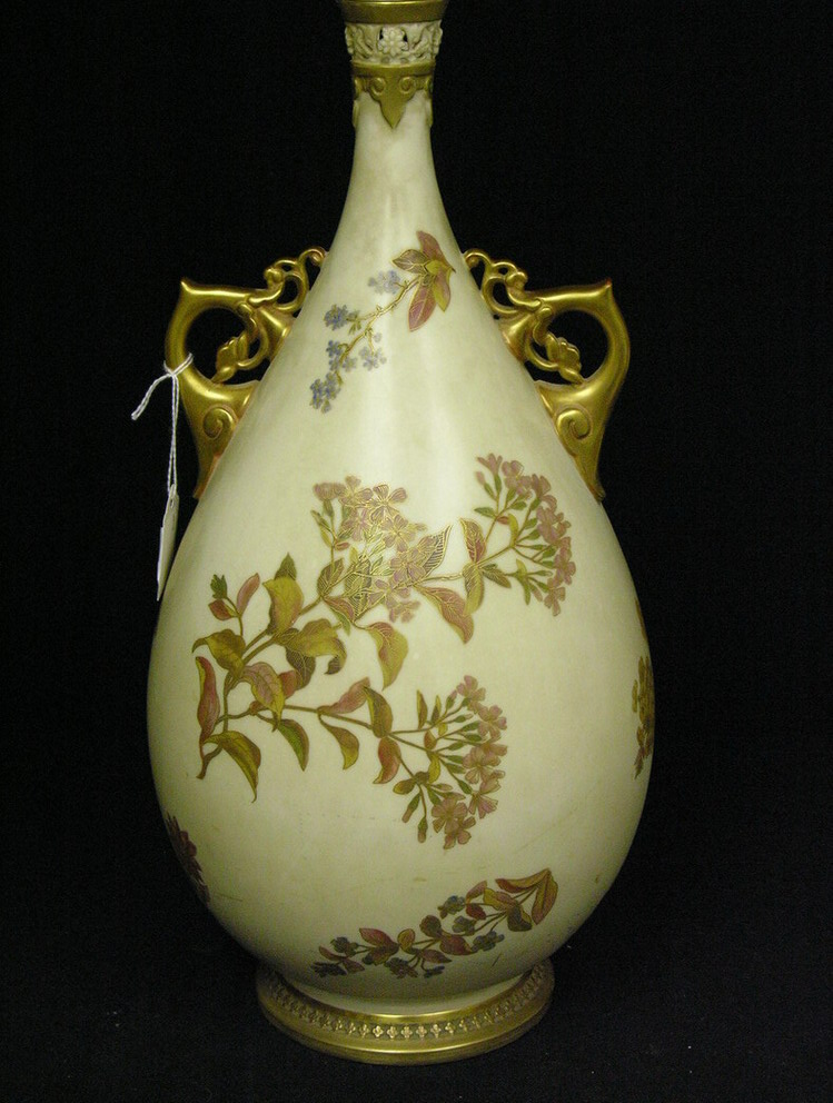 Appraisal: ROYAL WORCESTER VASE Dates to Size with diameter