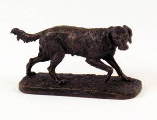 Appraisal: P J MENE FRENCH BRONZE FIGURE OF A SETTER FRENCH