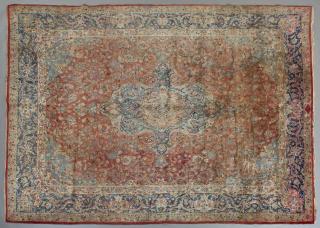 Appraisal: Fine Persian Kirman Carpet ' x ' Fine Persian Kirman