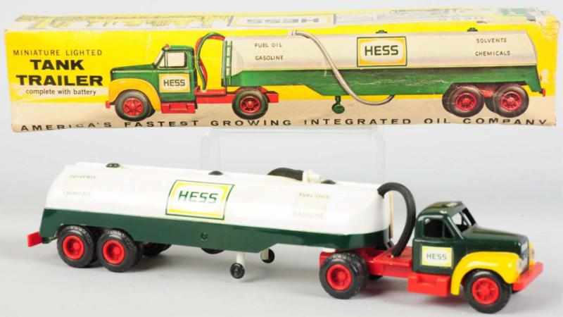 Appraisal: Hess Tank Trailer Truck Battery-Op Toy This was the first