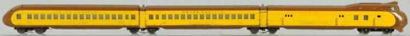 Appraisal: Lionel O-Gauge Union Pacific Passenger Train Set American Pre-war Includes