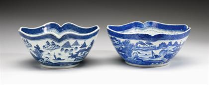 Appraisal: Two Chinese export porcelain Canton salad bowls late th early