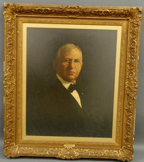 Appraisal: Portrait photograph of John Wanamaker mounted in a gilt frame