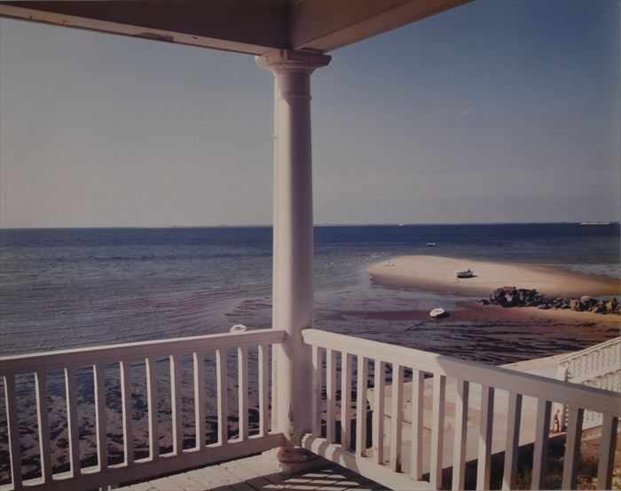 Appraisal: JOEL MEYEROWITZ b PORCH PROVINCETOWN Ektacolor print x in sheet