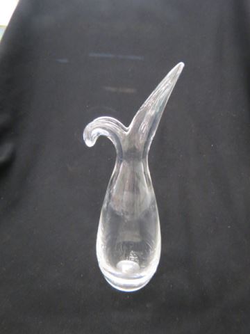 Appraisal: Steuben Crystal Vase floraform top signed