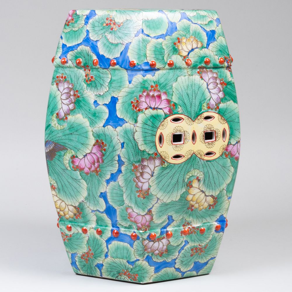 Appraisal: Chinese Porcelain Garden Seat x in diam Property from the