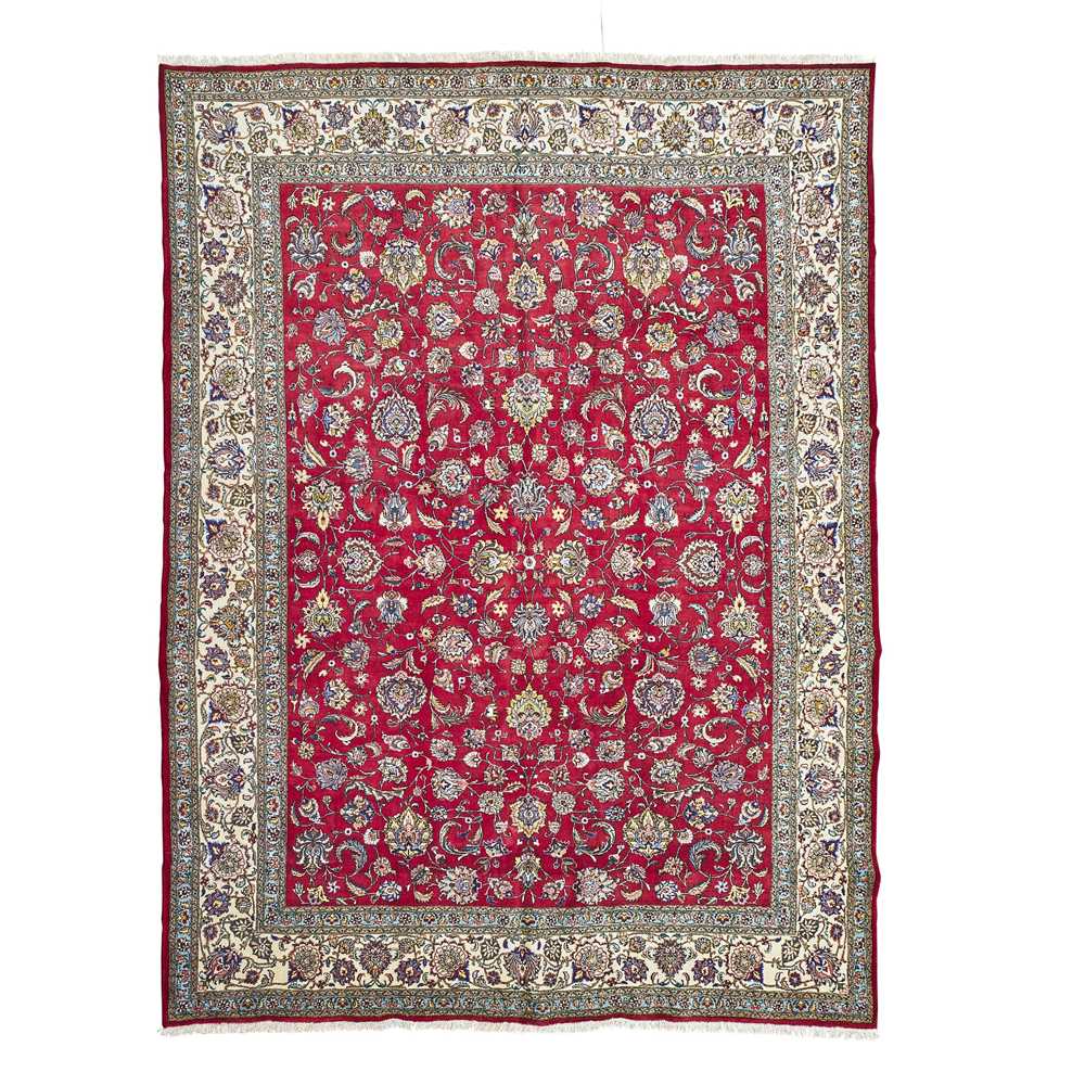 Appraisal: TABRIZ CARPET NORTHWEST PERSIA MID TH CENTURY the red field