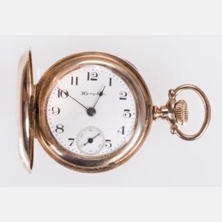 Appraisal: A Hampden Gold Plated Ladies Pocket Watch th Century A