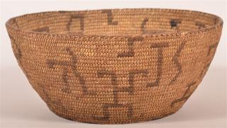 Appraisal: th C Native American Pima Figural Basket th C Native