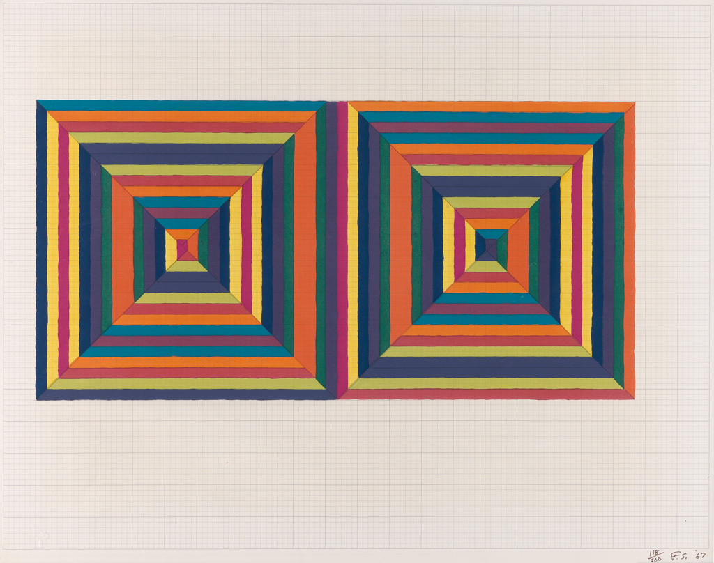 Appraisal: FRANK STELLA Fort n de las Flores First Version Color