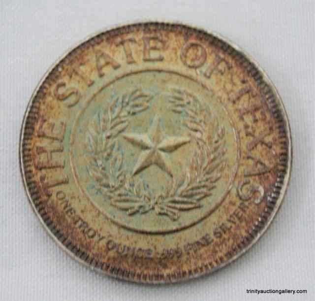 Appraisal: Silver State of Texas oz Bullion CoinThis is a Fine