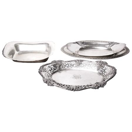 Appraisal: Group of Four Sterling Silver Bread Baskets Estimate -