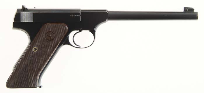 Appraisal: COLT ST MODEL ND ISSUE WOODSMAN SEMI-AUTO PISTOL Cal LR