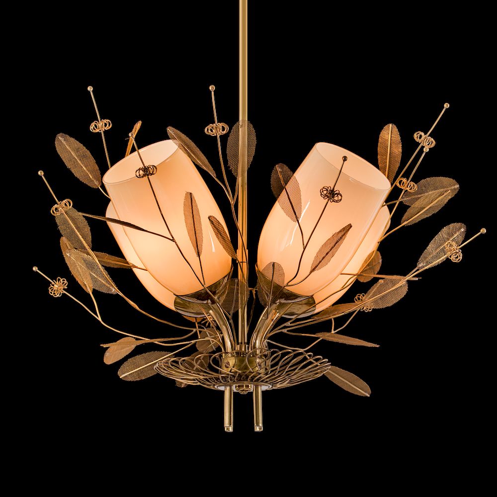 Appraisal: Paavo Tynell Chandelier model designed by Paavo Tynell for Taito