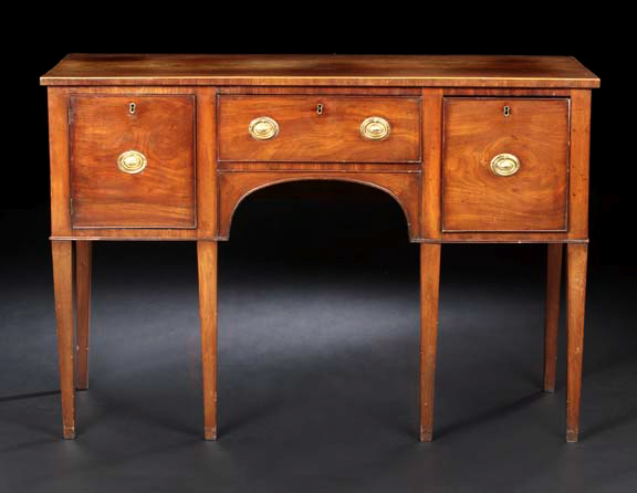 Appraisal: Edwardian Mahogany Sideboard ca in the George III style the