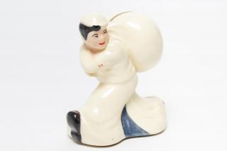 Appraisal: The Seamen's Bank for Savings Vintage Coin Bank Navy sailor-form