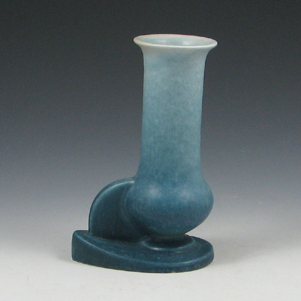 Appraisal: Roseville Rozane Pattern - Bud Vase Blue Roseville Rozane Pattern