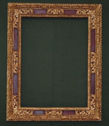 Appraisal: Large Rectangular Giltwood Frame x in