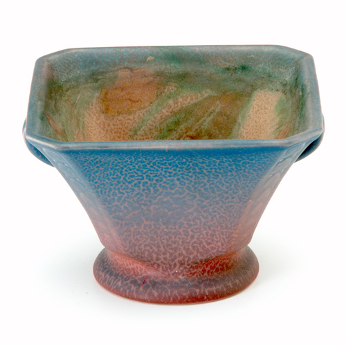 Appraisal: ROOKWOOD Wax Matt faceted jardiniere painted by Elizabeth Lincoln with