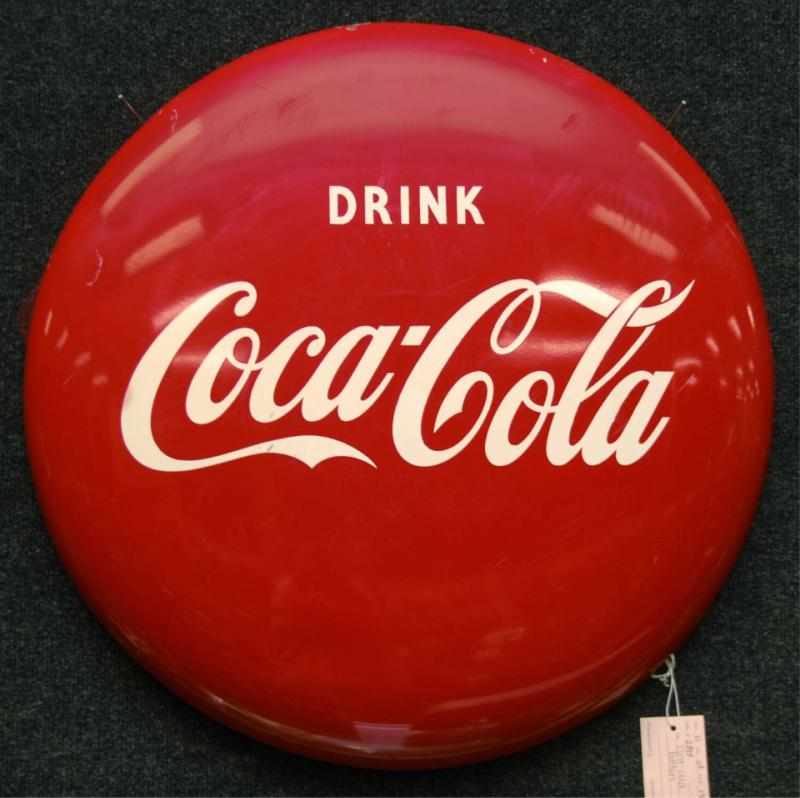 Appraisal: Advertising Coca-Cola Button Description All original with no repairs Moderate