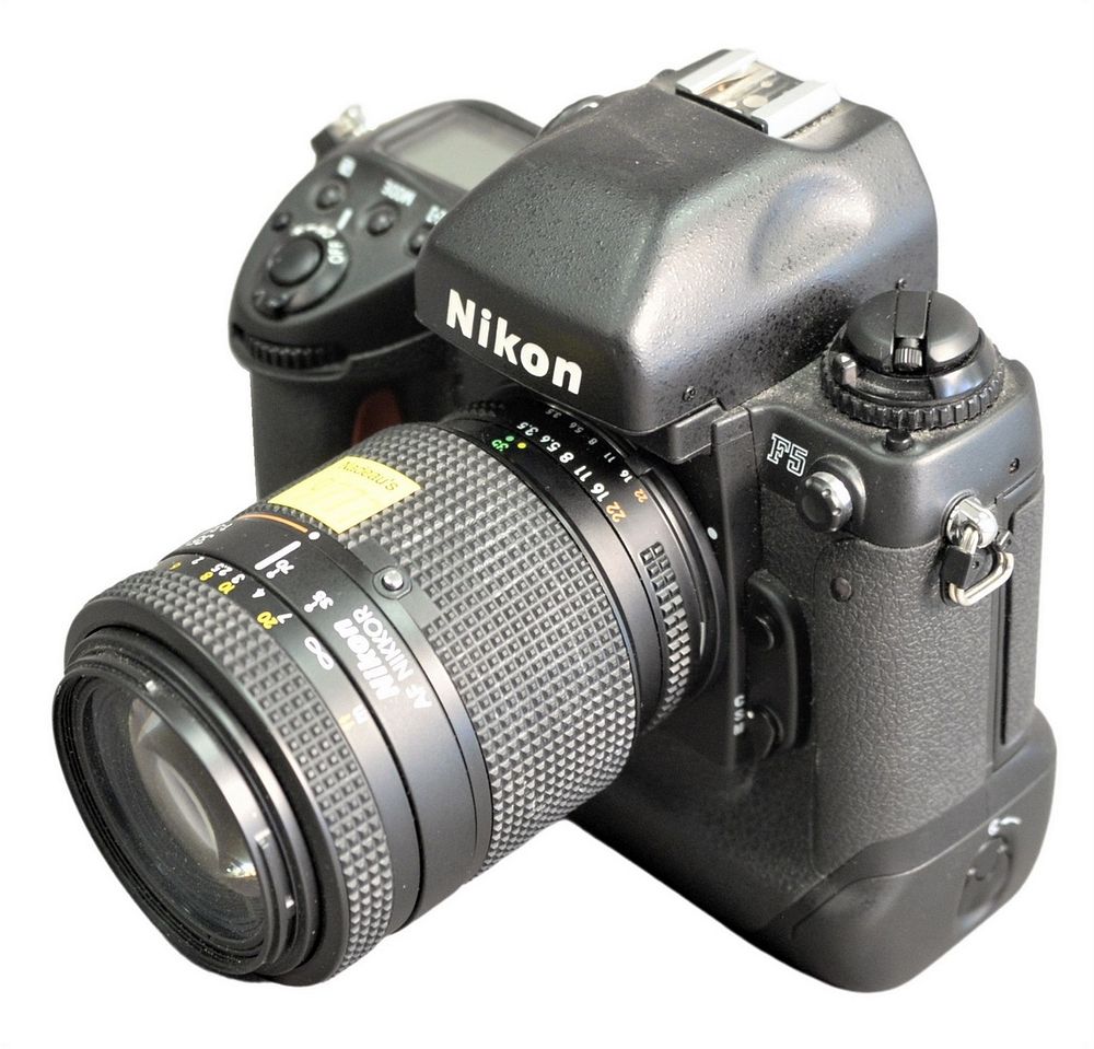 Appraisal: Nikon F mm Camera along with a AF Nikkor -