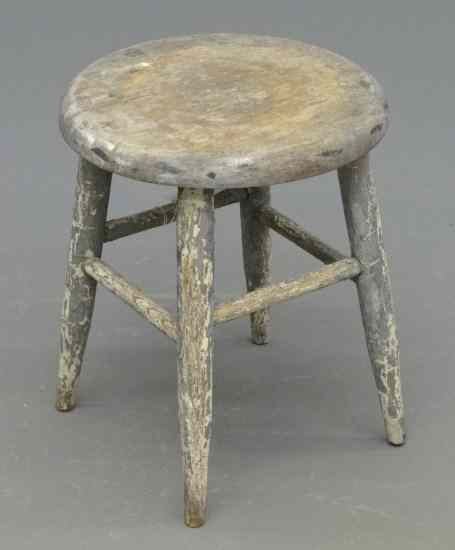 Appraisal: th c milking stool '' Ht