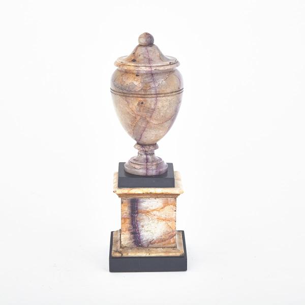 Appraisal: George III Derbyshire Spar Blue John Urn early th century