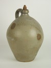 Appraisal: STONEWARE JUG - Early three gallon ovoid shaped stoneware jug