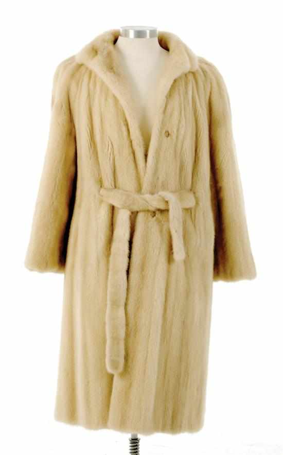 Appraisal: Mink coat by Sedran of Greenville South Carolina full length