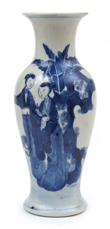 Appraisal: A BLUE AND WHITE VASEKANGXI PERIOD TH CENTURY