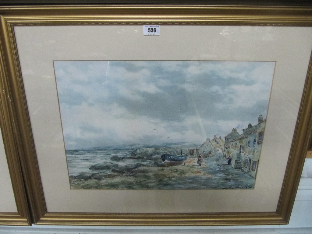 Appraisal: J HAMILTON GLASS Watercolour 'Dysart' signed