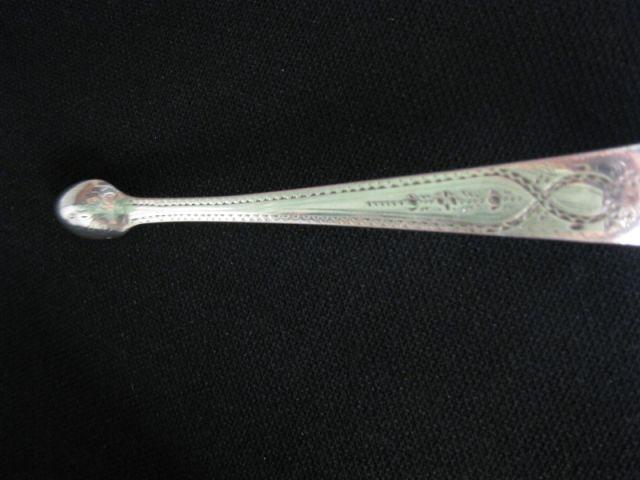 Appraisal: English Sterling Silver th Century Tongs hallmarks of London -