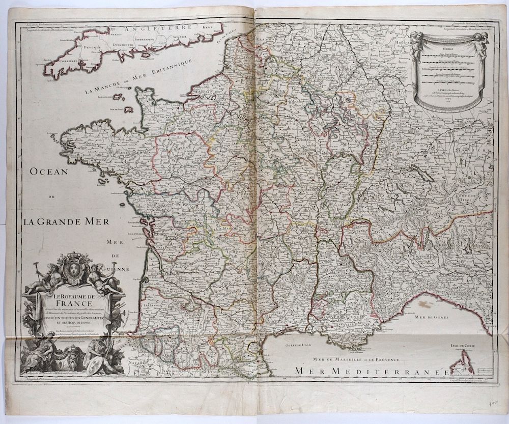 Appraisal: Group of French Maps Guillaume de l'Isle Sanson Group of