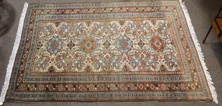 Appraisal: Semi-antique Caucasian Shirvan carpet ' x '