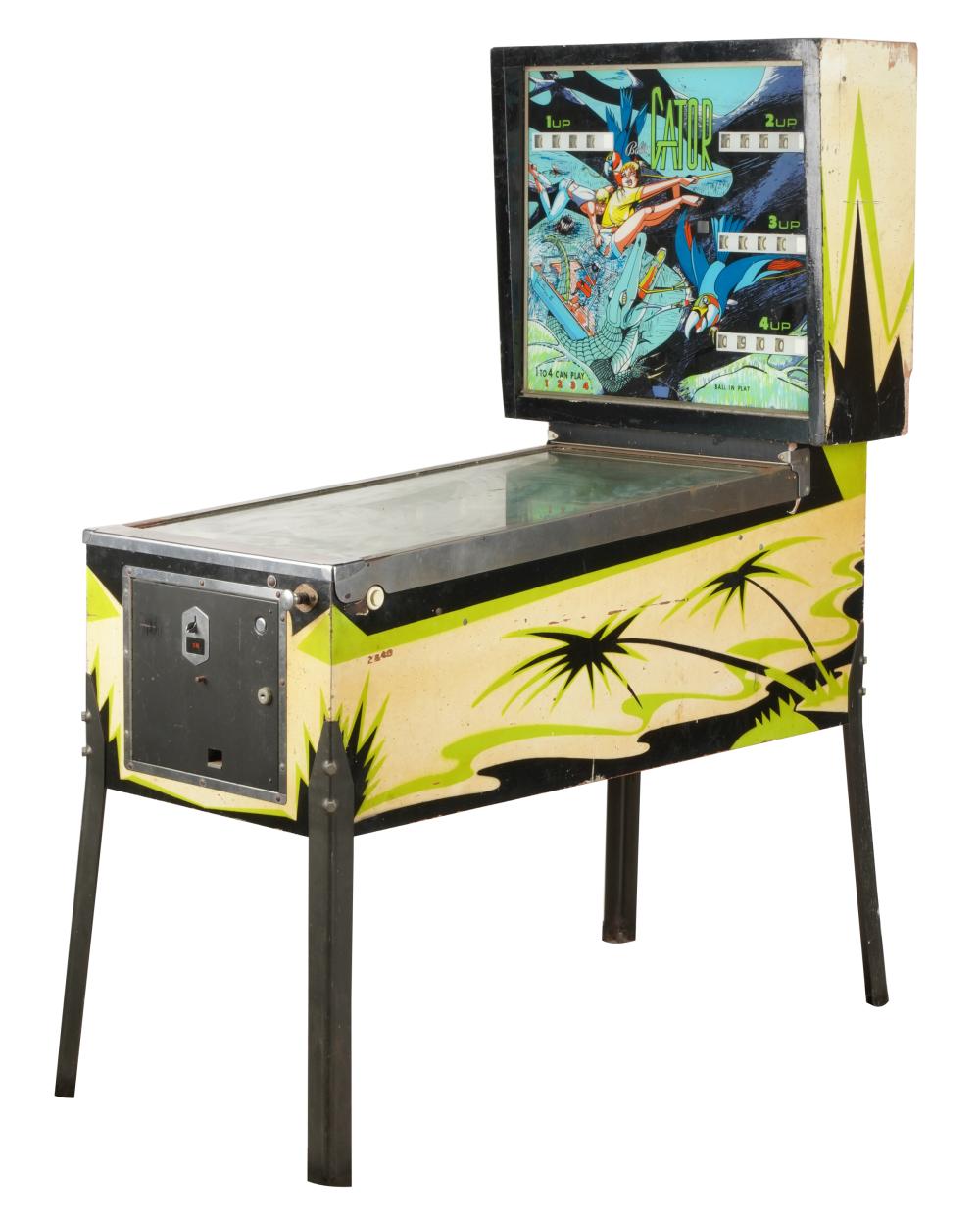 Appraisal: BALLY GATOR PINBALL MACHINECondition discoloration chipping and oxidation to metal