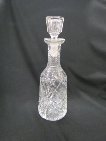 Appraisal: Waterford Cut Crystal Decanter signed excellent