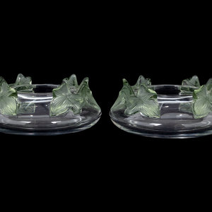 Appraisal: A Pair of Lalique Lierre Bowls Second Half th Century