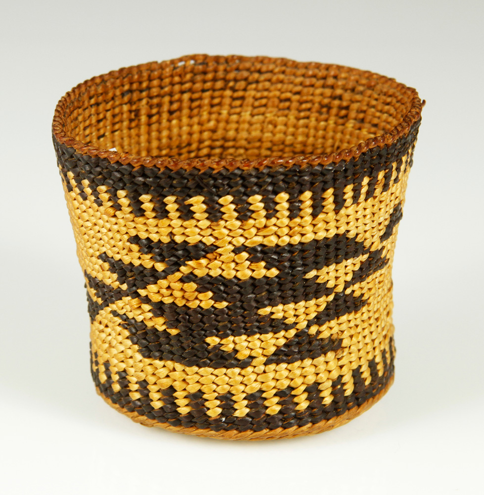 Appraisal: - th C Acoma Miniature Basket th century Native American