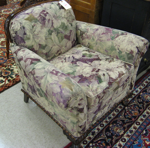 Appraisal: SOFA AND ARMCHAIR SET American c 's the two piece