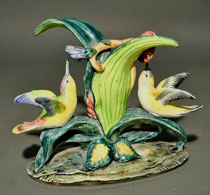 Appraisal: - Stangl pottery bird figural group h x w x