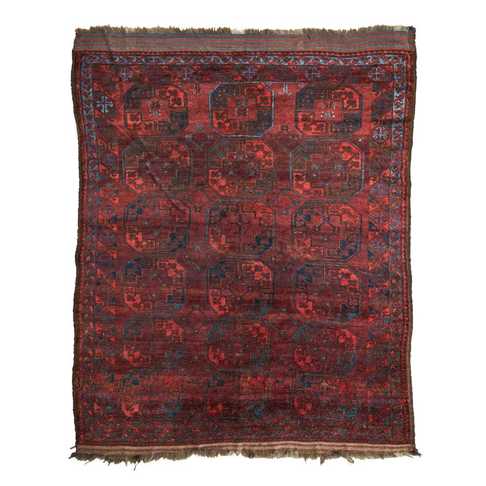 Appraisal: ERSARI CARPET TURKMENISTAN LATE TH EARLY TH CENTURY the burgundy