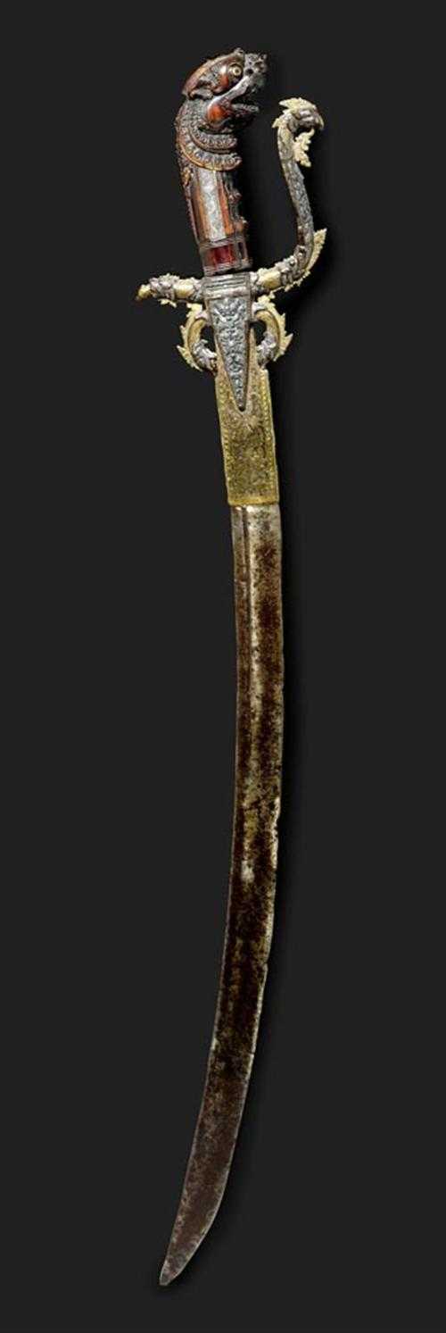 Appraisal: SWORD KASTANA Sri Lanka th century L cm Wrought blade