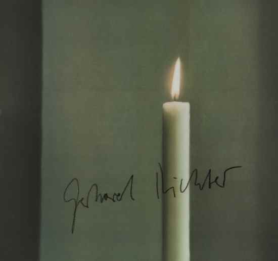 Appraisal: Gerhard Richter b Kerze B offset lithograph printed in colours