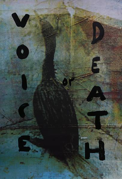 Appraisal: Julian Schnabel American born Voice or Death Screenprint in colors