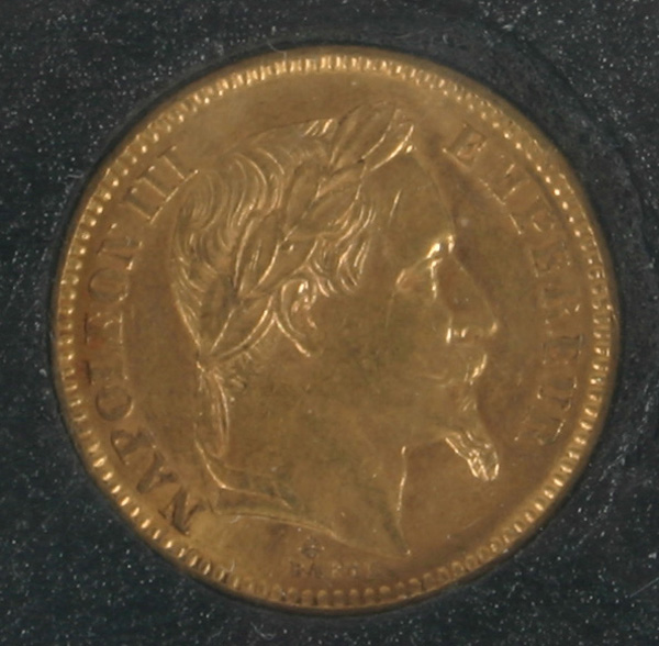 Appraisal: Napoleon III Gold Franc Coin g